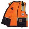 Glowear By Ergodyne Hi Vis Safety Vest, Orange, S/M 8251HDZBK